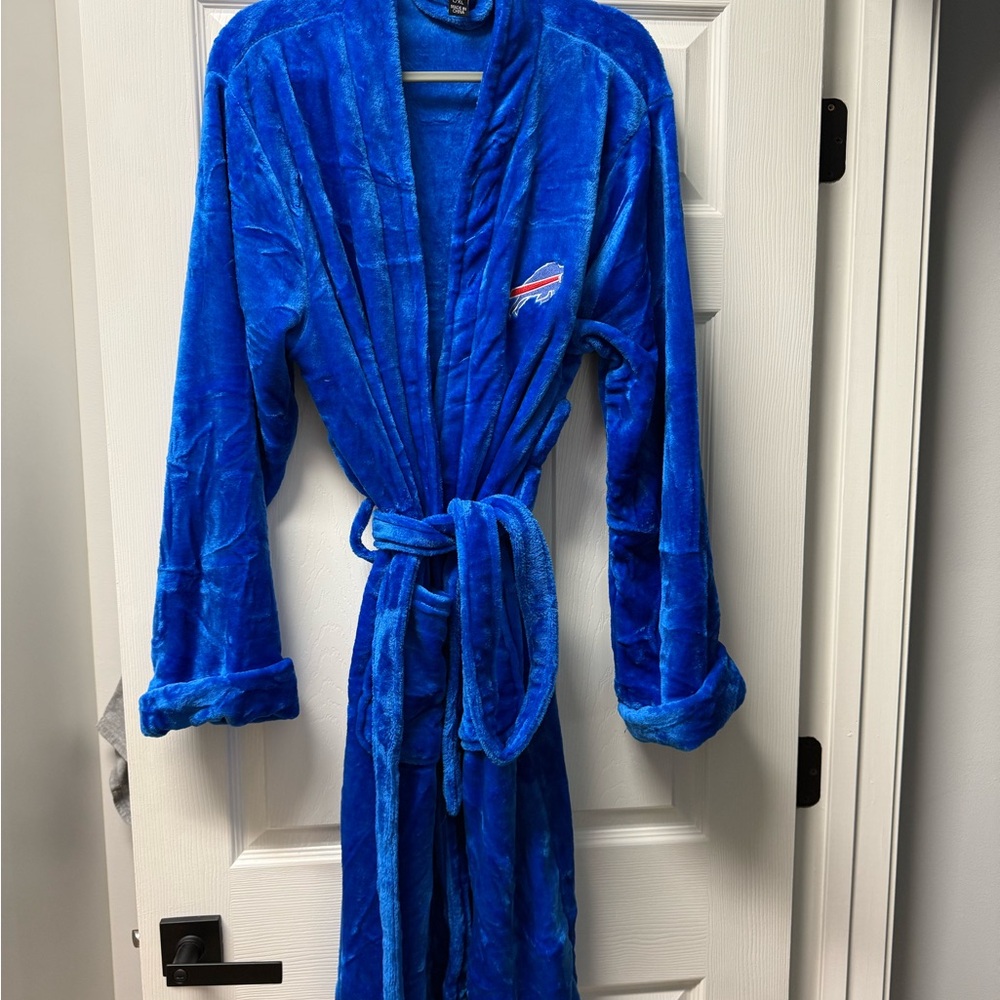 Buffalo Bills Blue Fleece Robe - Picture 6 of 6
